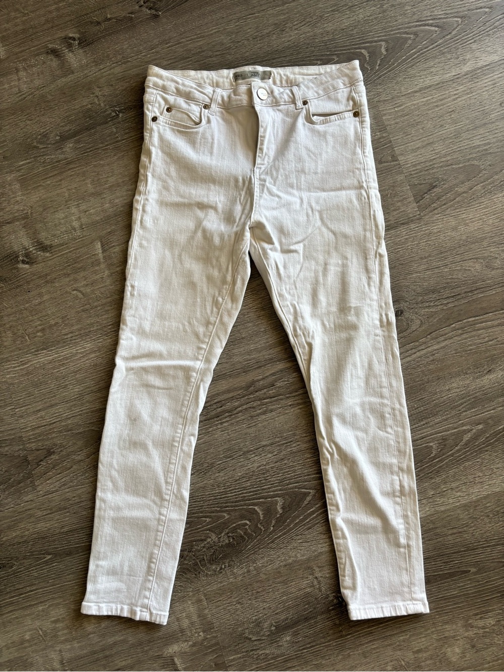 Topshop | White Denim Skinny Jeans size 30x30
